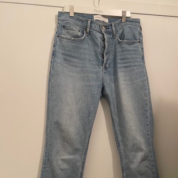 Aritzia Denim Forum High Rise Women Jeans - Light Blue 28 - Picture 3 of 10